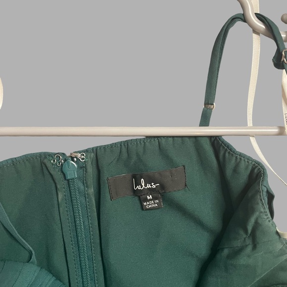 Lulus Luxe Perfection Emerald Green Pleated Tiered Backless Maxi Dress - Medium - Picture 5 of 6